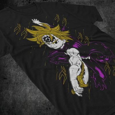 Unisex Escanor T-Shirt, The Seven Deadly Sins T Shirt, Nanatsu No Taizai, Anime Unisex T-Shirt