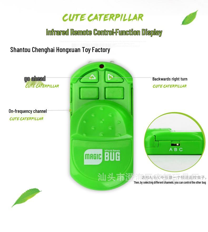 Remote Control Infrared Caterpillar Prank Toy