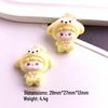 Cute Dog Costume Resin Accessories: Phone Case, Hair Clip, Fridge Magnet