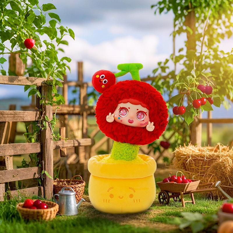 

Vinyl Plush Dolls Cute Farm Potted Pla High Quality Durable Design Safe for Children nt Collections The Best Birthday Gifts 35CM вишня