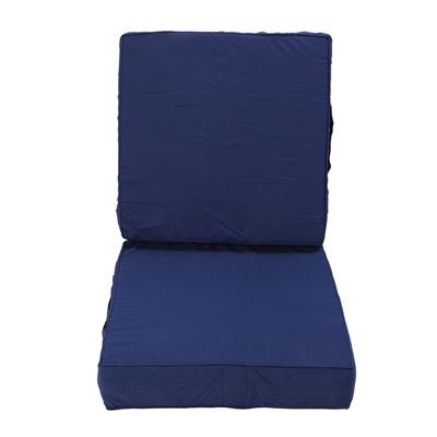 2PCS Patio Chair Cushions 18.9x18.9x3.94in Outdoor Seat Cushions for Patio Furniture Garden Sofa Couch Pads with Handle Straps Washable Cover