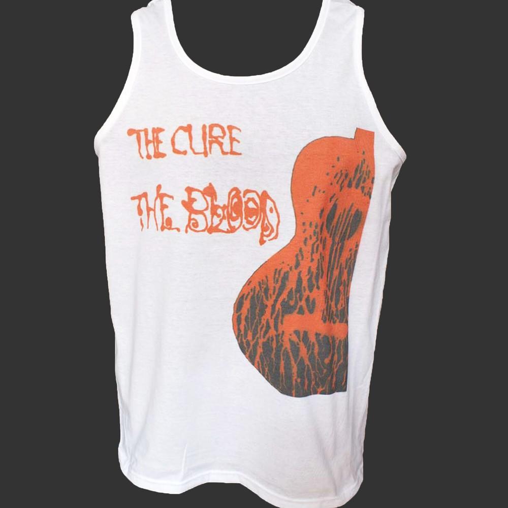 

The Cure Goth New Wave Punk Rock T-SHIRT vest top unisex white S-4XL 4XL