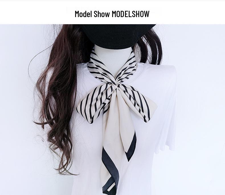 High-End Dual-Use Copper X-Shaped Silk Scarf Ring for Women