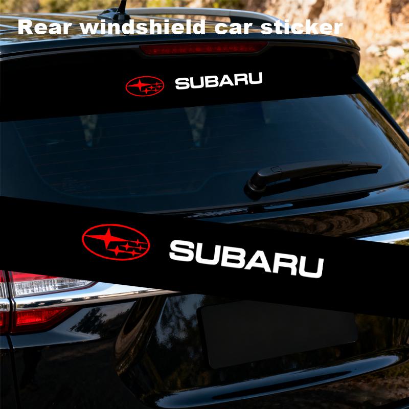 Car windshield sun visor strip stickers to prevent direct sunlight For Subaru Forester impreza Outback Legacy Tribecacar WRC XV Z8