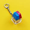 Keyboard Key Toy Party Stress Relief DIY Fidget Button Keycap Fidget Keychain Keyboard Keychain Toys Finger Keyboard
