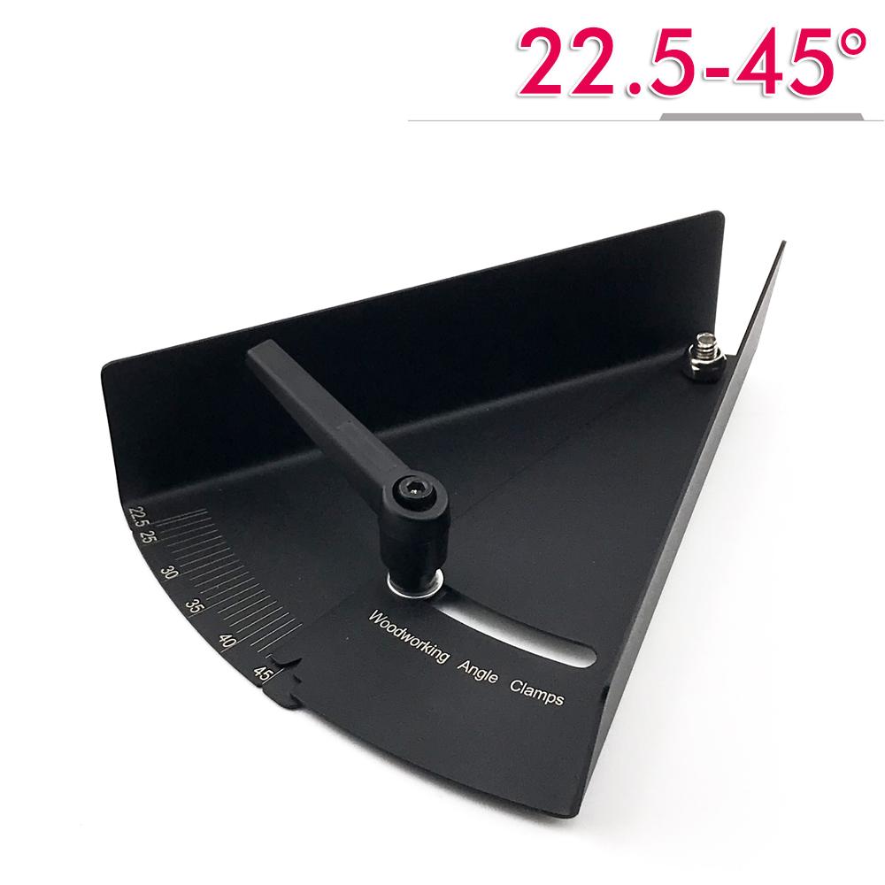 22.5°-180° Degree Adjustable Angle Finder Protractor Woodworking Angle Clamp Woodworking Stainless Steel Protractor