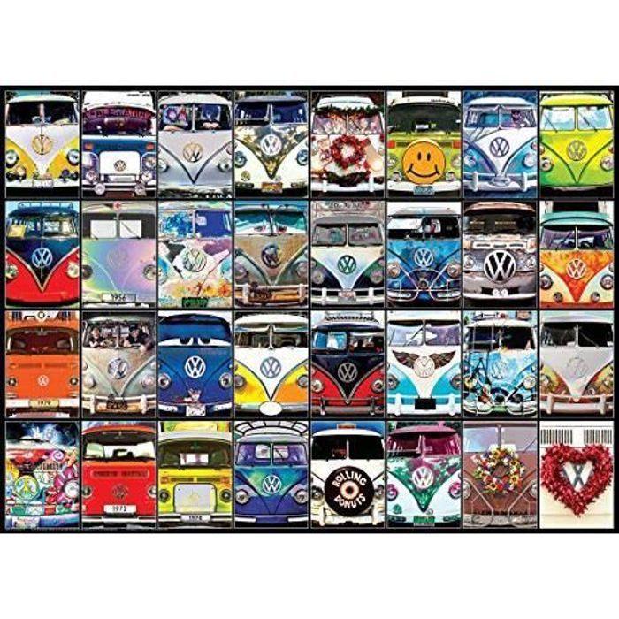 Puzzle - EUROGRAPHICS - VW Bus Cool - 1000 Pièces - Multicolore - Véhicules Et Engins