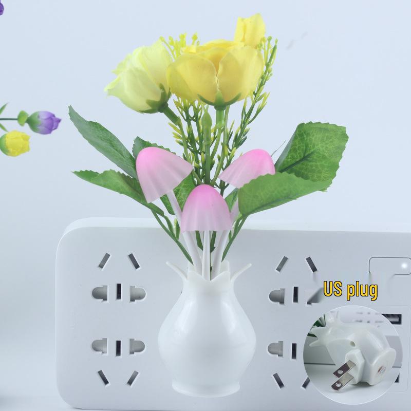 

Светодиодная лампа-гриб: Умная база с изменяемым цветом и технологией управления светом 0.5W