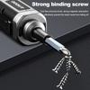 4.2V Rechargeable Electric Screwdriver  Compact Household Screwdriver Set  Multi-Function Power Tool