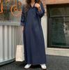 Casual Denim Dress With Pockets For Women In Autumn 2024
