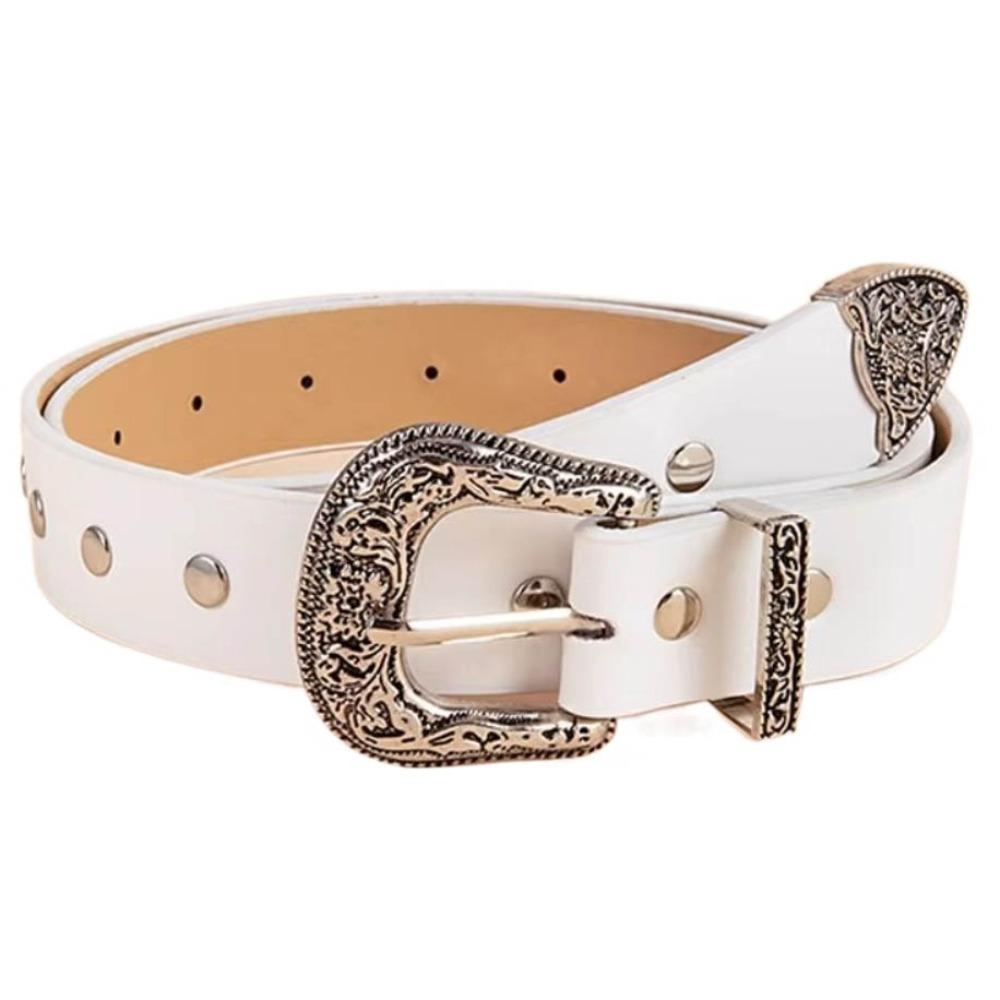 Retro Rivet Belts Gothic Pin Buckle Belt Casual Punk Belt