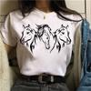 Cartoon Chicken Print T-Shirt Casual Short Sleeve Top For Spring & Summer Women's Clothing