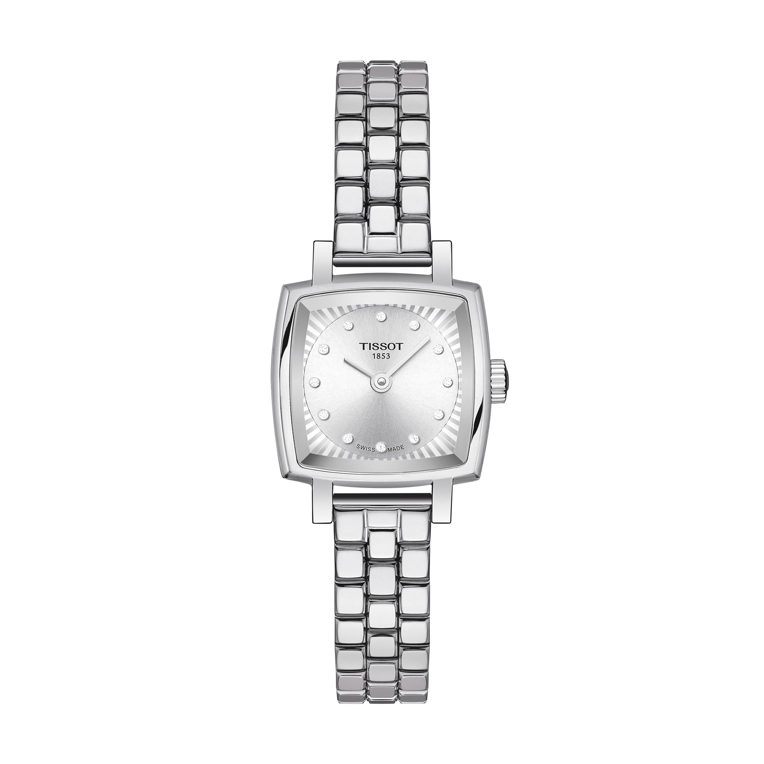 

Tissot Women s Lovely Square Watch with Silver Dial and Bracelet, T0581091103601 [Official Import]