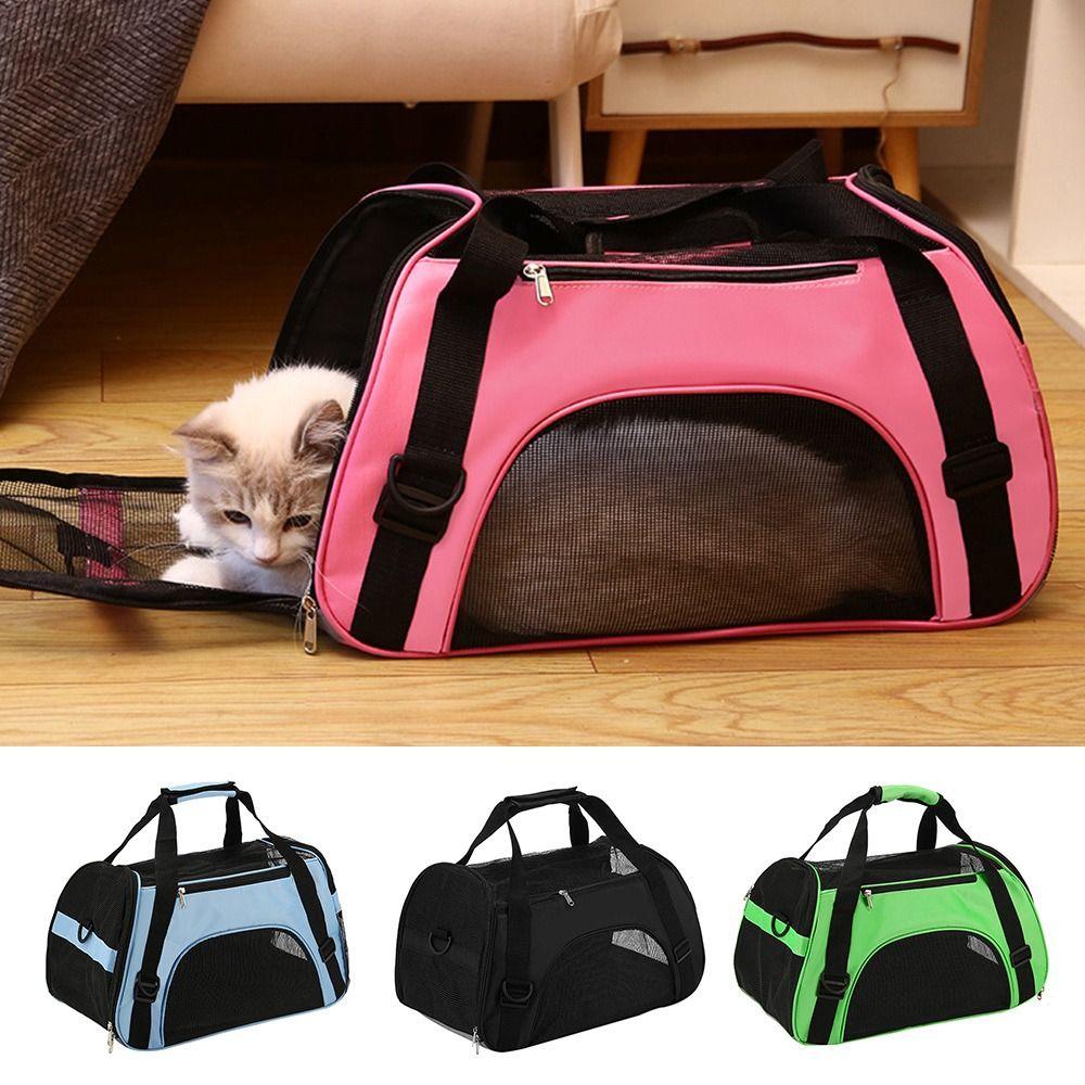Faltbare Hunde Katzen Transporttasche Netz Kleine Hunde Katzen Hunde Zelt Transportbox Tragbare Transporttasche Outdoor