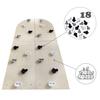 Wooden Climbing Wall for Kids Room Climbing Toys Set for Indoor Playground and Gym Lama Wood/black and White