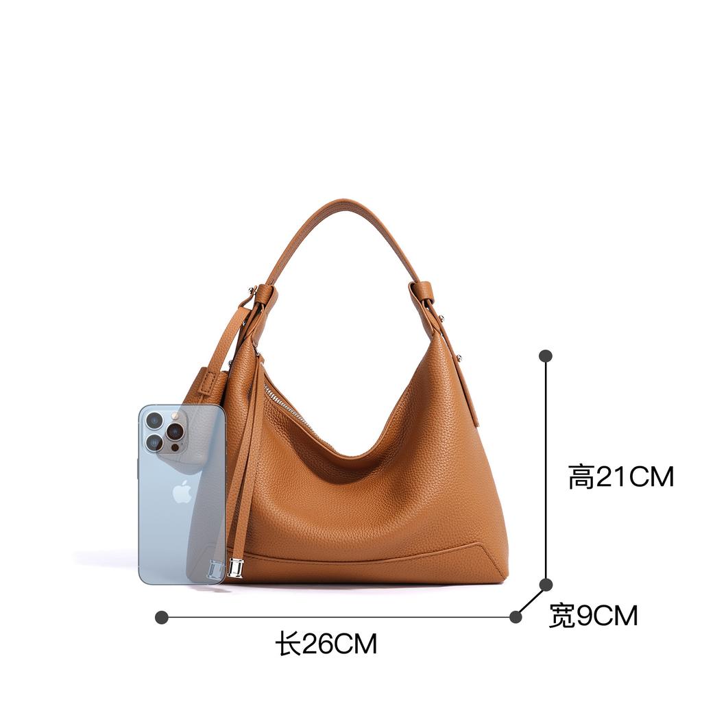 2025 New Women's Bag Kite Bag Series Niche Underarm Baguette Bag Grade Leather Shoulder Bag Messenger Bag