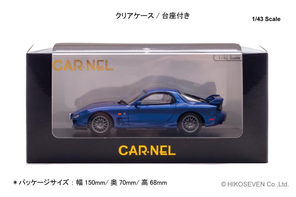 Hiko Seven Mazda Spirit R Type A 2002 Innocent Blue Mica Finished Model CN430206 (CARNEL) 1/43 RX-7 (FD3S)