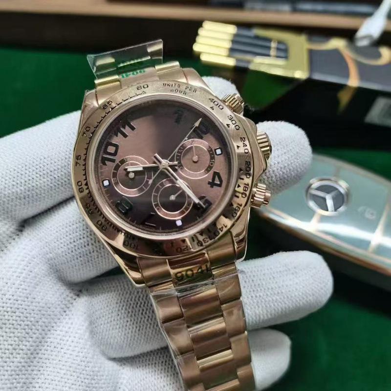 Rolex Daytona Serisi 40mm Erkek Altın ve Çelik Otomatik Mekanik Saat