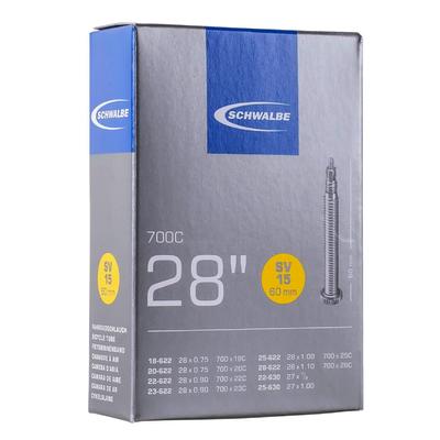 SCHWALBE Presta 700 x Tubo Presta Estilo 60mm Válvula Longa [Produto Genuíno] 18/28C 15SV-EL