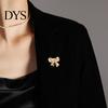 Clothes Brooch Rhinestone Flower Pin, Bow Deer Red Lip Lapel Anti-tarnish Dress Suit Hat Bag Clothing Accessories, Elegant Jewelry for Women