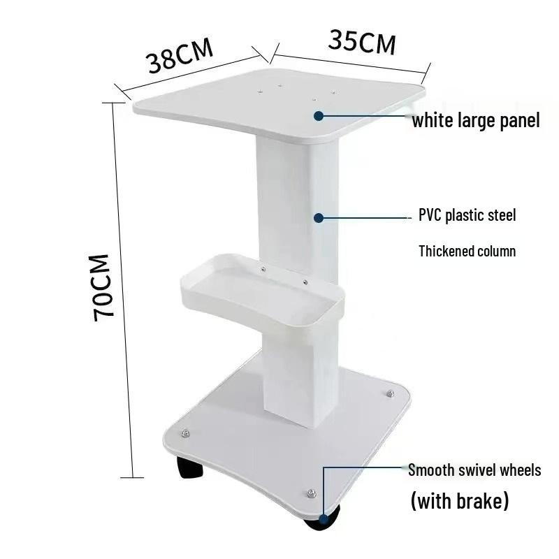 Beauty Salon Compact Trolley Instrument Cart and Storage Rack