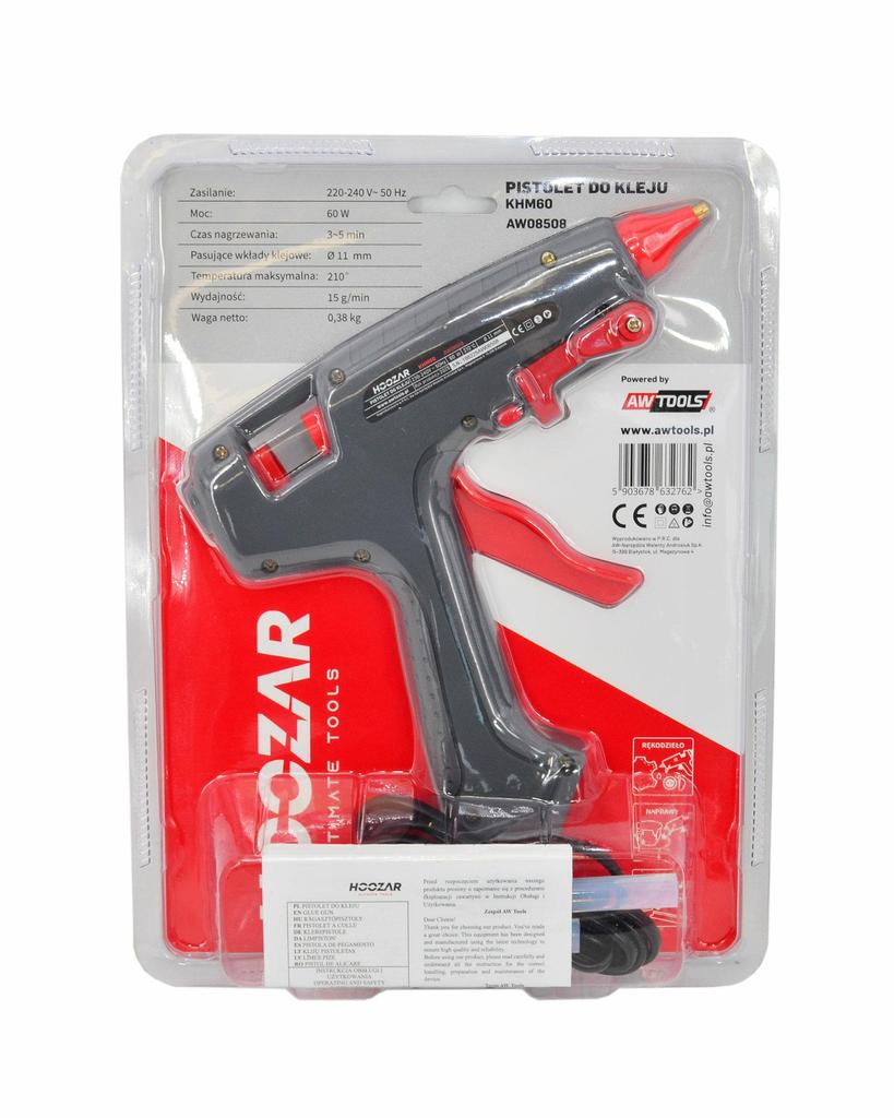 Hoozar Pistolet Do Kleju 11Mm 60W