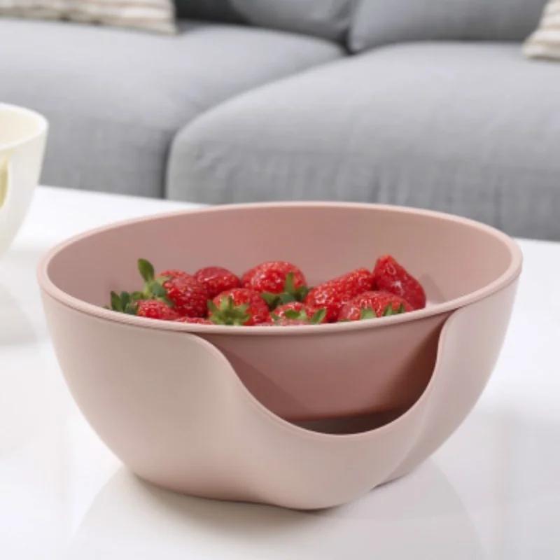 Cesto Scola Acqua Mini a Doppio Strato Multiuso per Lavare Frutta e Verdura Scolapiatti da Appendere