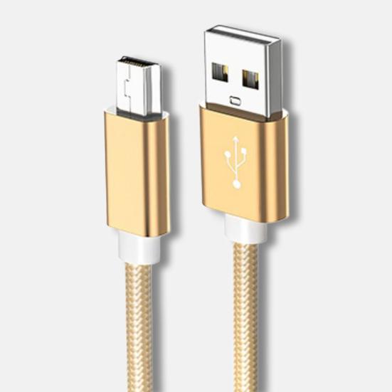 Cable Compatible Charging Braided Stable High-speed Transfer Shielding Output Anti-winding Widely Wire Mini USB