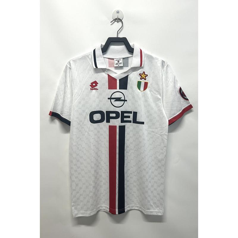 9596AC Milan Jersey No. 3 Maldini 18 Baggio 22 Kaka Short-sleeved Pants 12-13 Retro Football Jersey