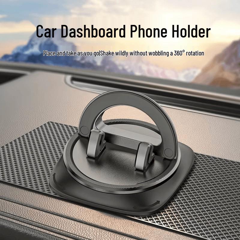 Anti-Slip Dash Phone Holder - Yellow, Pink, Black