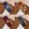 Aesthetic Print Sun Moon Phone Case For iPhone 17,16,15,14,13,12,11 Pro,Max,Plus,XR,Mini,E Clear Full-coverage Soft Cover