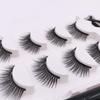 5 Pairs Magnetic Eyelashes Eyeliner Tweezers Set Reusable 3D Natural Curly Mink False Lashes No Glue Needed Easy Apply