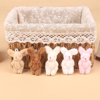 5.5Cm Bunny Plush Toy Rabbit Pendant Stuffed Doll Keychain Bag Key Ring Decor
