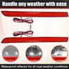 A28G-LED Rear Bumper Reflector Light Tail Signal Lamp For  Transporter T5 2012 -2016 Caravelle Multivan
