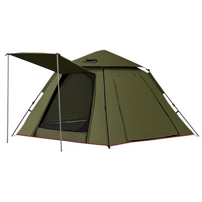 DesertFox One For 4000mm Water Pressure Tent with Front Camping Water Repellent Free Double Layer 4 Easy For UV Storage Bag Included Tent, Touch, 3-4