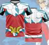 Anime Saint Seiya Pegasus Cosplay 3D Children's T-Shirt Fashion Cool Daily Unisex T Shirt Street Personality Y2k Tops Summer Clothing