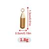Fishing Weight 10PCS Water Drop Sinkers 1.8g 3.5g 5g 7g 10g Tube Bullet Plumb Pendant Metal Jig Sast Sea Tackle Kit outdoor Tool
