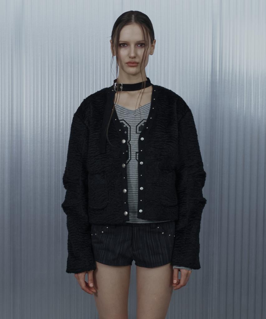 Setup-Exe Short Choker Jacket / Black