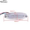 1pc 28 LEDs 3W 12V Motorcycle Rear Light Led Bike Rear Tail Stop Brake Ellipse Light Easy To Mount Directly Bolt On