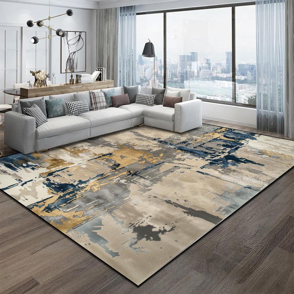 Nordic Abstract Style Carpets Modern Style Large Area Rugs Living Room Decor Lounge Study Washable Non-slip Floor Mats