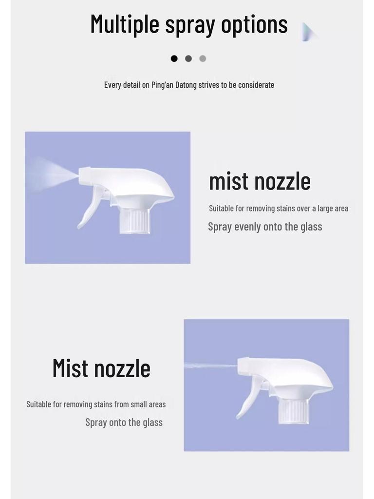 Household Glass Cleaner: Effective Window & Mirror Stain Remover