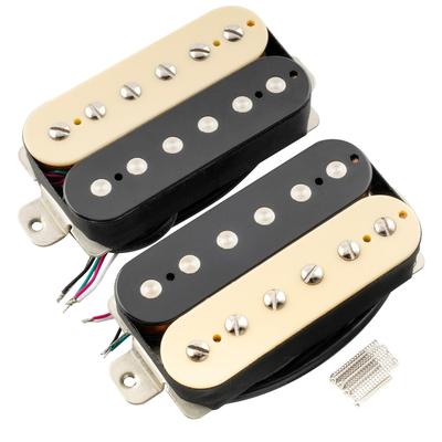 Pro Alnico 5 Open Type Humbucker Pickup PU Set for Electric Zebra LP-OBLA Neck/Bridge 7.5K/8.8K Guitar,