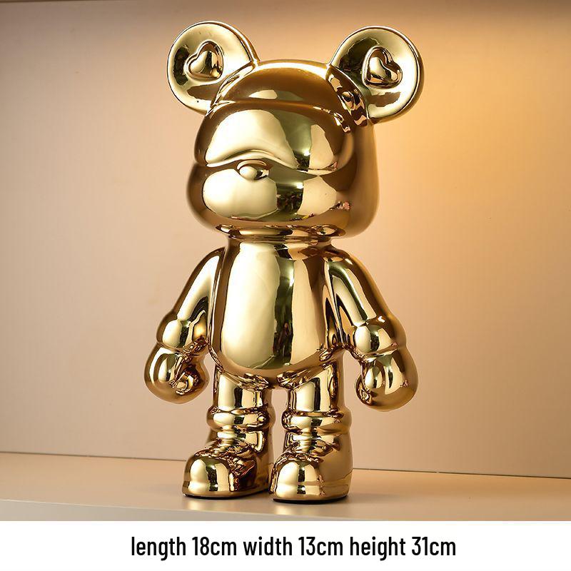 Trendy Beer Figuur Spaarpot - Creatieve Cartoon Decoratie voor Moderne Woonkamers