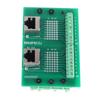 Ethernet Connector Breakout Board Fast Transmission DIN Rail Mount RJ45 M2 Terminal Block