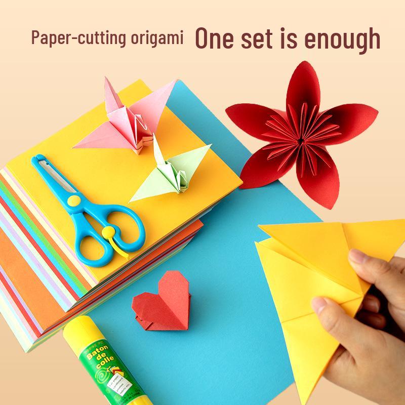 Children's Origami Paper Kit: Colorful DIY Crafts for Kindergarten & Primary Students