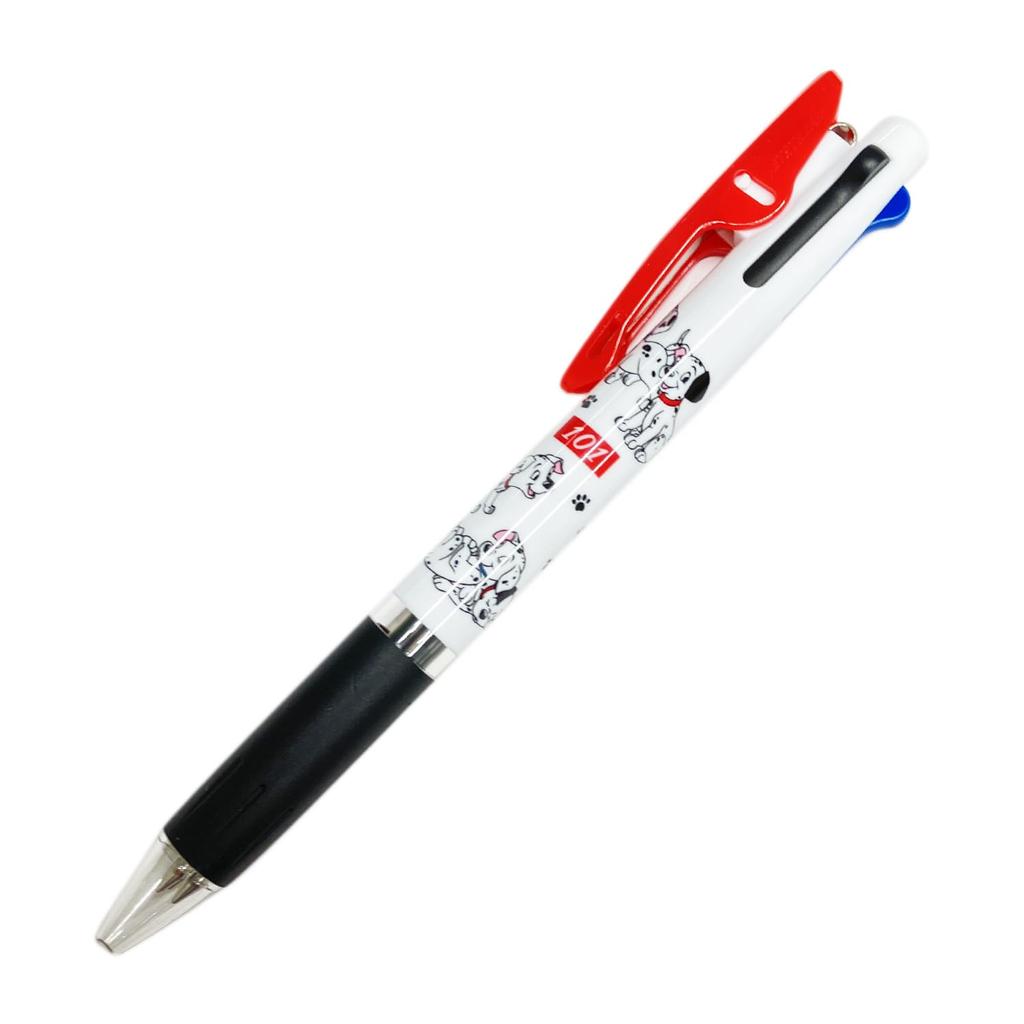 Kamiojapan 101 Dalmatians Jetstream Ballpoint Black and Red Tri-Color Pen, 0.5mm, 301882,