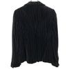 Emporio Armani Made In Italy Striped Pattern Velor Tailored Jacket 40 Women Used