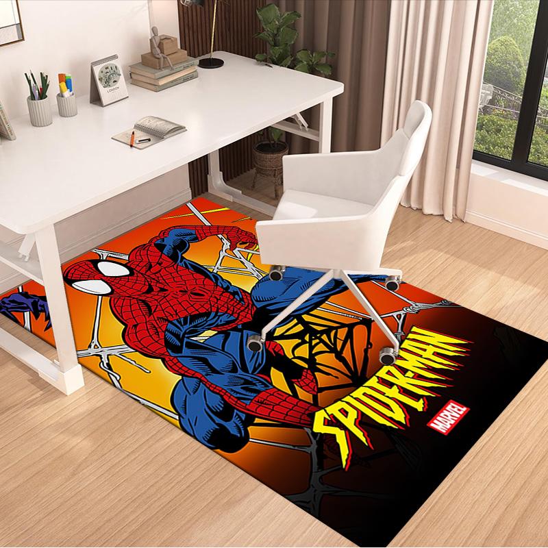 Spiderman Marvel Hero Carpet For Playroom Bedroom Living Room Sofa Home Decorkids Game Area Rug Nonslip Floor Mat