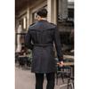 Men's Premium Epaulette Trench Coat Topcoat