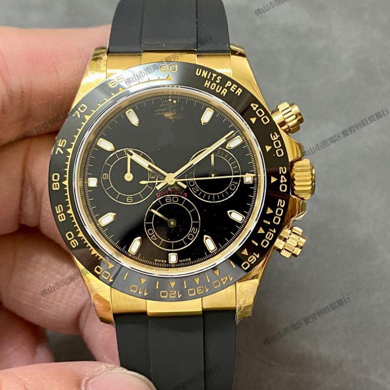 Orologio Meccanico da Uomo Laojia Lishi Daytona Oro Universo Cronografo Movimento 4130